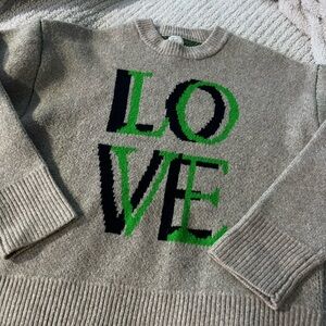 Women’s LOVE sweater 
Size MD